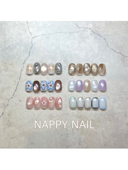 ナッピーネイル(NAPPY NAIL)の写真/毎月変わるお得なマンスリー定額デザインが人気♪流行りの韓国風ネイルデザインもご用意しております◎