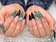 ロングネイルズ エマ(LongNails-Emma)の雰囲気（アクリルスカルプ持ち込みデザイン）