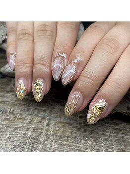 爪屋べっぴん堂/天然石風ニュアンス