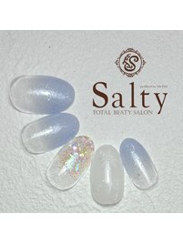 雪の結晶ネイル