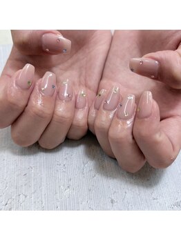 エムズネイル(M’s NAIL)/1番人気☆シンプルアートコース