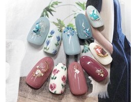 お花ネイル　ｂｙ石田