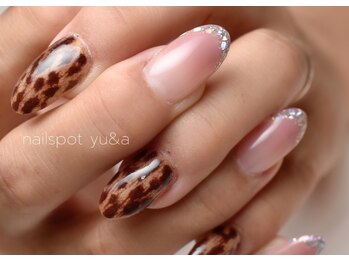 ネイルスポット ユーアンドエー(nailspot yu&a)/もふもふレオパード