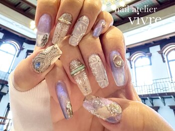 ヴィーヴル(vivre.)/リング/モロッカン/手書き