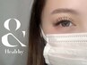 New!!  &healthy ［アンドヘルシー］　　　　エクステ120本 × パーマ
