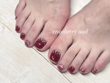 クランベリーネイル 代官山 恵比寿(cranberry nail)/フットネイル