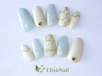 エリクサーネイル 長堀橋(Elixir Nail)/定額aシンプル/クーポン使用
