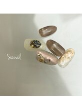 ソーネイル(Soo.nail)/12月定額ネイルシンプルデザイン