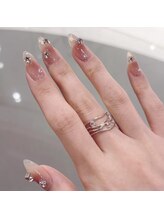 バイムーンサロン(By Moon Salon)/ワンホンチークネイル