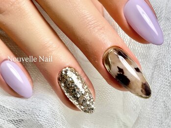 ヌーベルネイル(Nouvelle Nail)/べっこうネイル