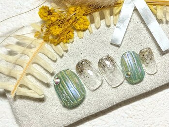 ブレス 仙台駅前本店(BLESS)/きらきら☆バカラ風ネイル!