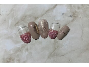 アンジュール(andulte)/【上品ツイードデザイン】