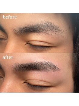 アルデオンワン セカンド(ARDEON.1 second)/【メンズ眉毛】Before/after