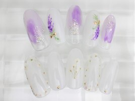 春夏　ニュアンス　押し花