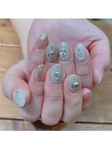 アトリエ ツメ(atelier TsuMe)/クリスマスネイル/冬ネイル