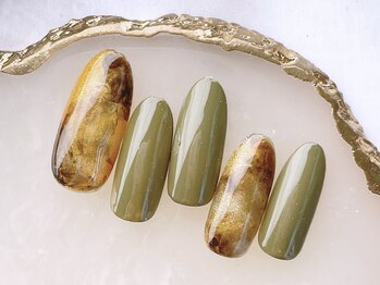 ネイルサロンフォーユー(for u)/べっこうネイル￥7980