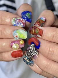 サイケデリックネイル