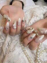 ローラネイル(Roller nail)/ストーン乗せ放題¥7500