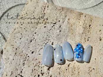 テテネイル(tete.nail)/クロスネイル×ドット
