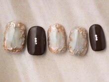 アイネイルズ 天神今泉店(I-nails)/ミラーニュアンスホロ