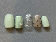 アイ ネイルズ 天神店(I nails)/カジュアルチェック　￥7000