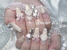 埋めつくし×シルクネイル