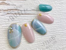 ネイルサロン クイル(QUILL)/４月スモーキーカラー（１）