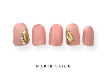 マリーネイルズ 横浜店(MARIE NAILS)/定額¥7,700 大人可愛い 0430b