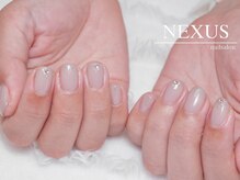 ネクサス(NEXUS)/大人可愛いグレージュネイル