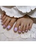 nail R☆初回他店OFF無料☆フットワンカラー¥6800→¥6600