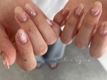 アトリエシロップネイル(Atelier Syrup nail)/マグネットに少しプラス
