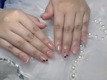 &T nail salon/ワンカラー&ラメグラ