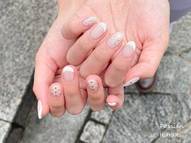 カジュアルフレンチネイル