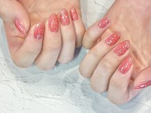 キャミ ネイル(CAMMY NAIL)/クリア赤ネイル