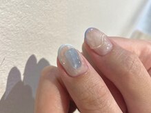 ファンクションネイルズ 表参道 原宿(FUNCTION NAILS)/スキニーフレンチ/天然石
