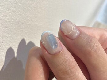 ファンクションネイルズ 表参道 原宿(FUNCTION NAILS)/スキニーフレンチ/天然石