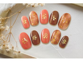 ファストネイル 本川越ペペ店(FAST NAIL)/紅葉カラー 7,370円 【11020】