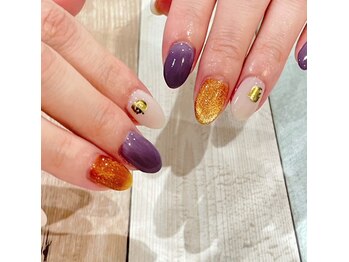 ハロウィンネイル