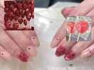 バレンタインネイル　担当長瀬