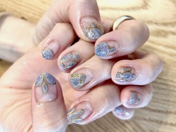 オーダーメイドネイル ラメ