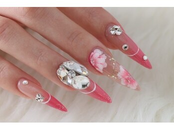 ネイルサロン ハナアオヤマ 堂山店(Nailsalon HanaAoyama)/フラワーアート