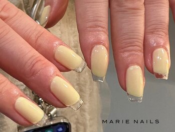 マリーネイルズ 青山店(MARIE NAILS)/☆11000円 クリアフレンチ 0417d