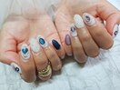 ぷっくりキルティングネイル