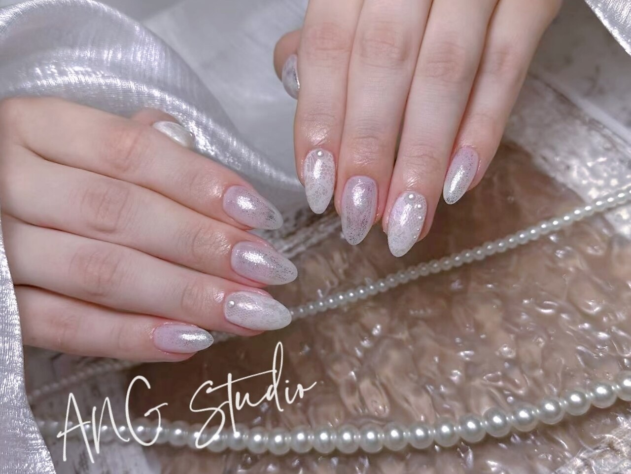 ネイルチップ ワンホン バレーコア リボン ハートホロ フレンチ ネイルチップ ワンホン バレーコア リボン ハートホロ フレンチ