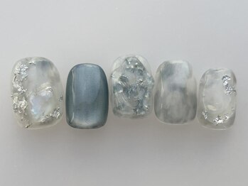 アイネイルズ 池袋店(I-nails)/もやもやブルーグレージュ