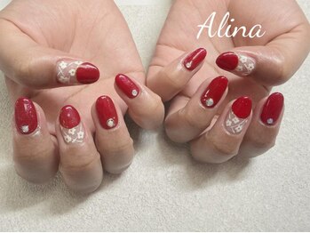 エリナネイルサロン池袋(Alina Nail Salon)/赤ネイル