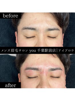 ユー 千葉駅前店(you)/メンズ眉毛/メンズ眉/千葉駅