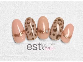 レオパード柄ネイル
