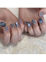 アーブル(Arbre)/チェック柄ネイル