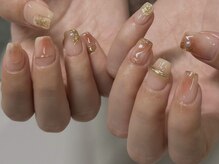 ネアー 新潟(NEER)/オレンジニュアンスネイル